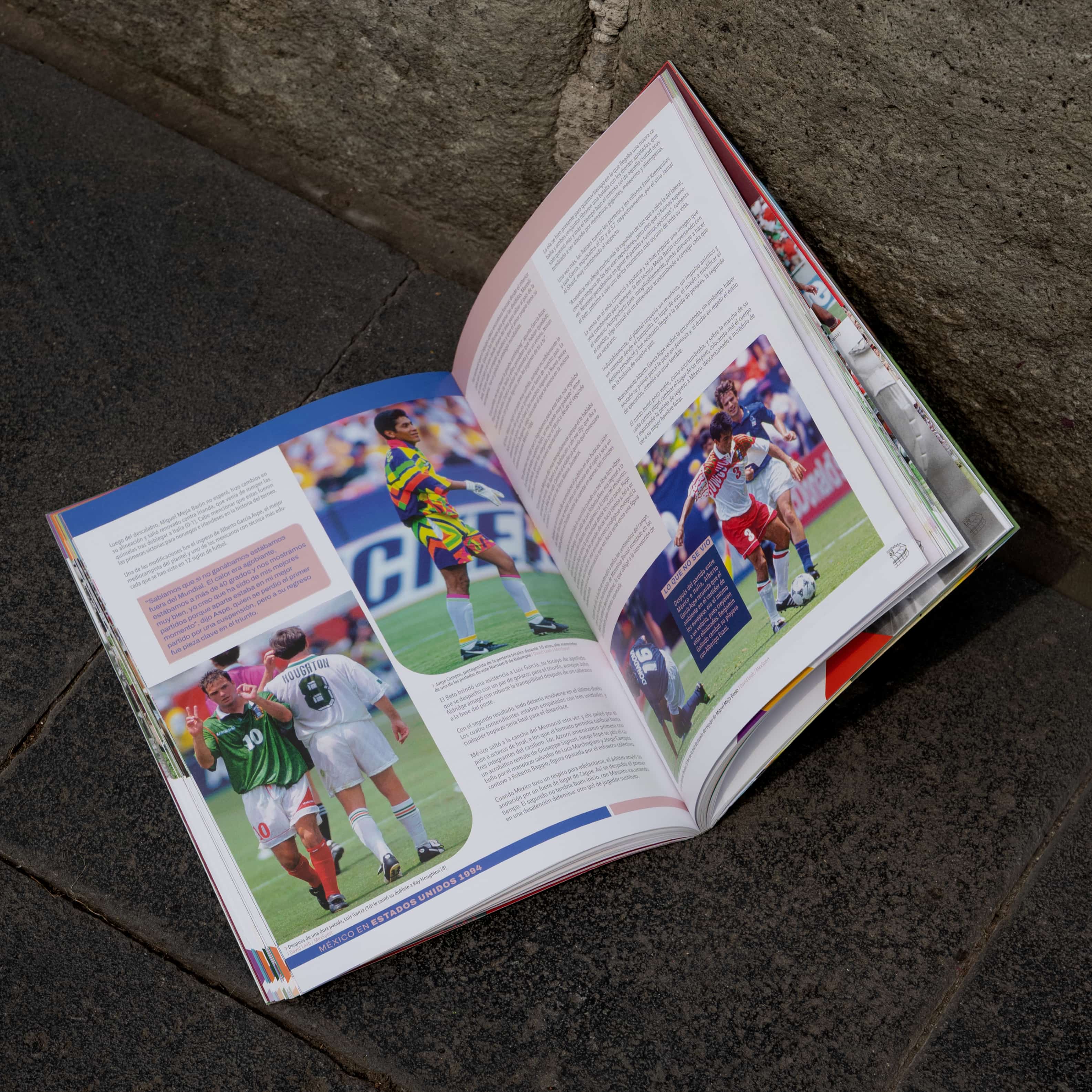 Interior de la revista Balompié
